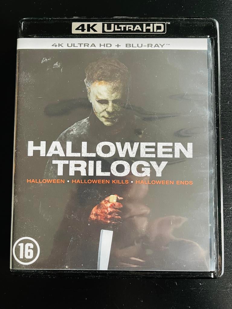 Halloween Trilogy 4K Ultra HD + Blu-ray, Cd's en Dvd's, Ophalen of Verzenden, Zo goed als nieuw, Actie, Boxset