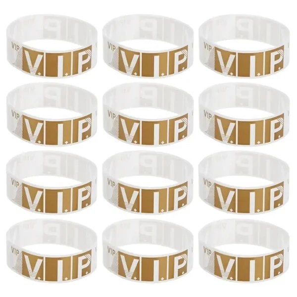 12 polsbandjes VIP voor 3,95, Hobby en Vrije tijd, Feestartikelen, Overige typen, Nieuw, Ophalen of Verzenden, Info@sweet-one.nl