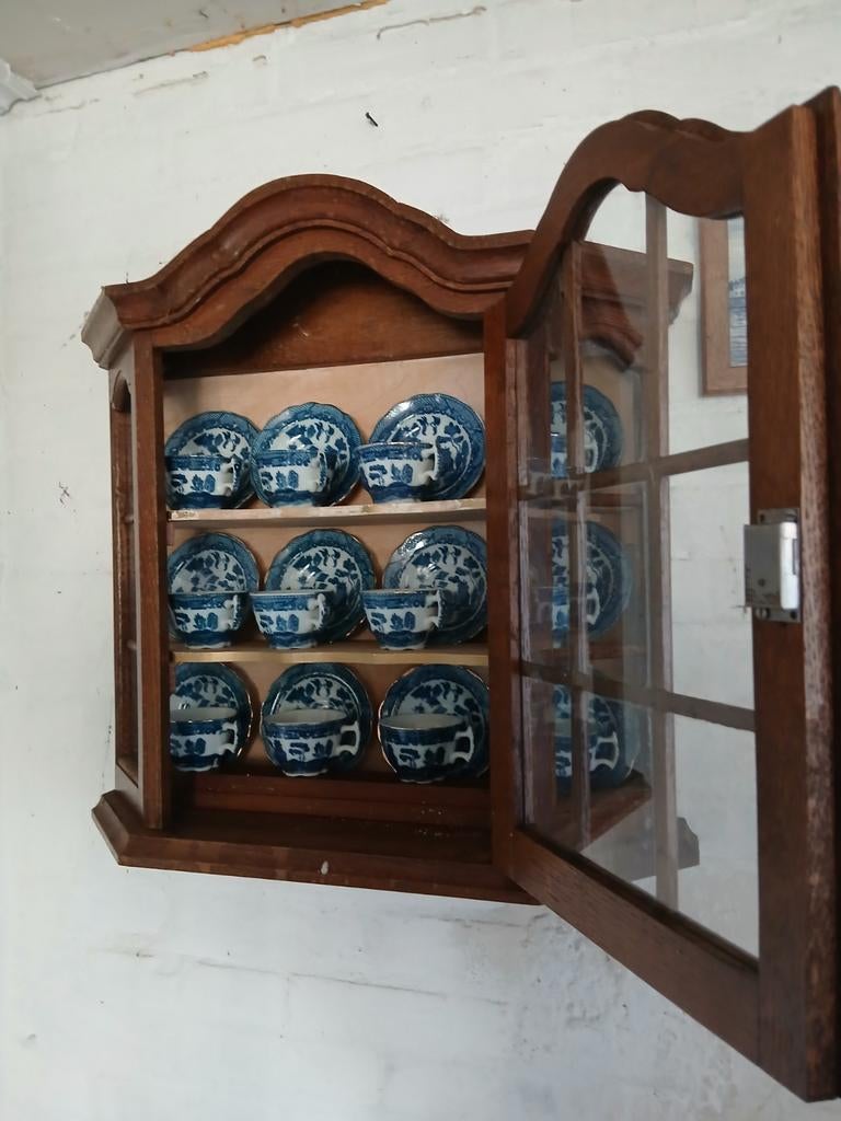 Delft blauw kastje, Huis en Inrichting, Kasten | Vitrinekasten, Zo goed als nieuw, Minder dan 100 cm, 25 tot 50 cm, 50 tot 100 cm