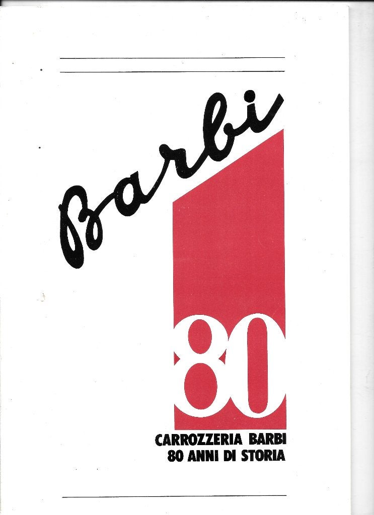 CARROZZERIA BARBI, Ophalen of Verzenden, Zo goed als nieuw, Overige merken