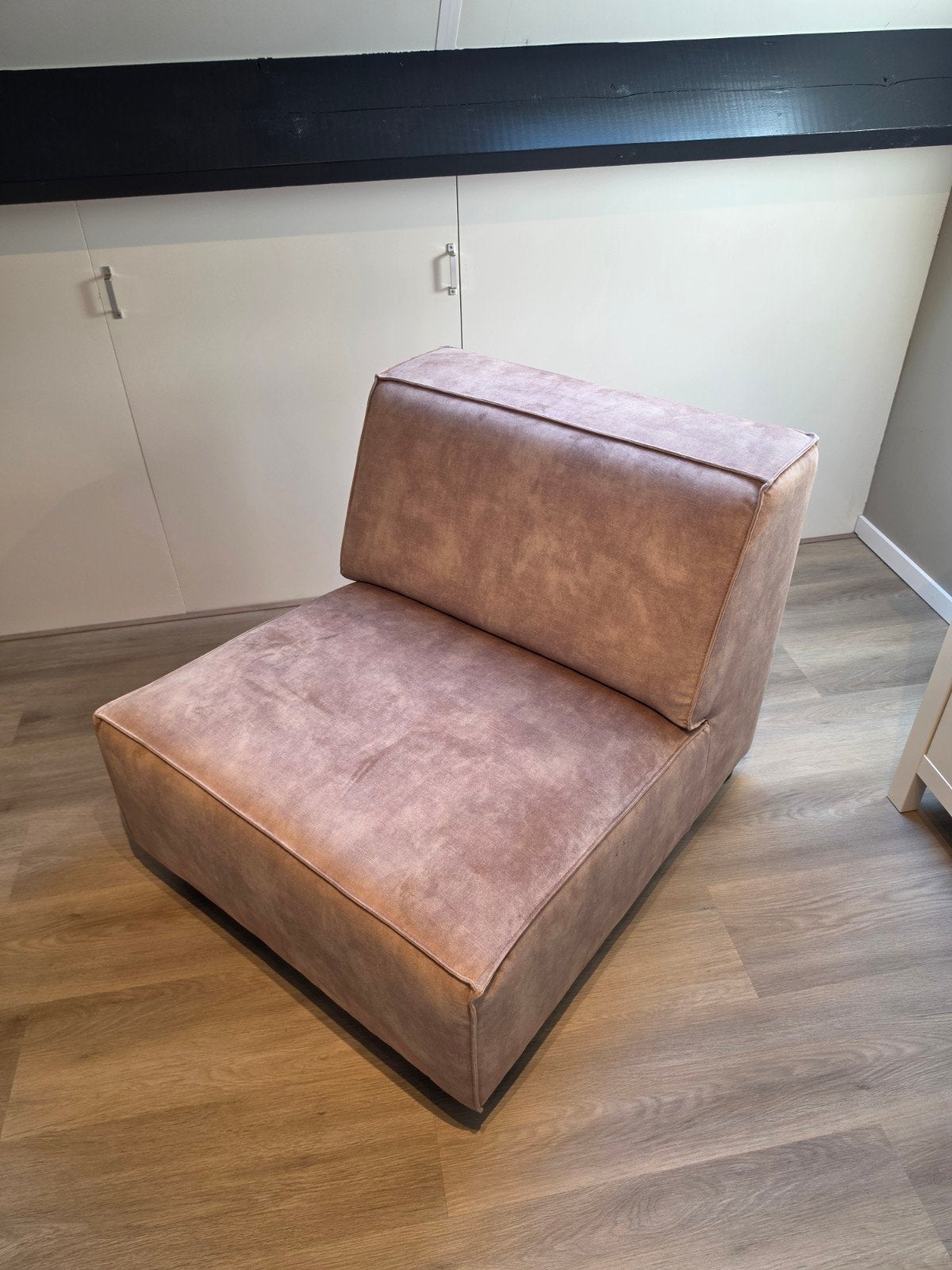 Losse stoelzitting / bankdeel beige, Ophalen, Overige kleuren, Stof, Eén