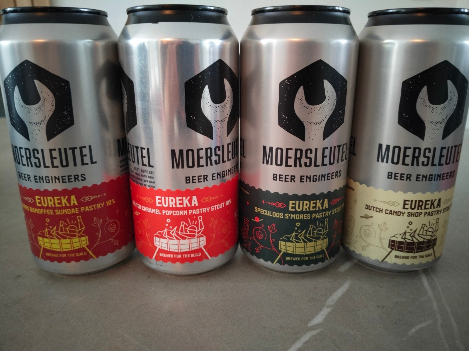 4 Moersleutel Eureka bieren, Ophalen of Verzenden, Nieuw, Overige, Overige merken