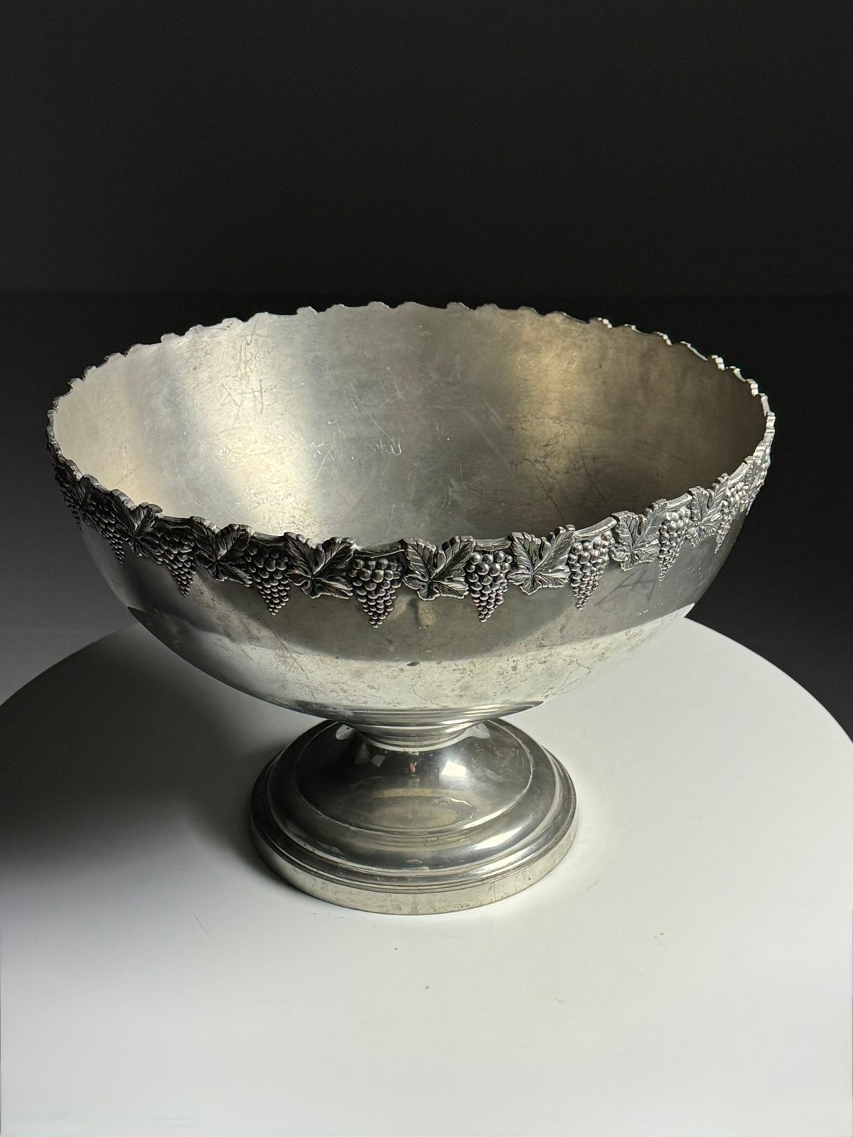 Champagne schaal bucket vintage, Ophalen, Rond, Glas