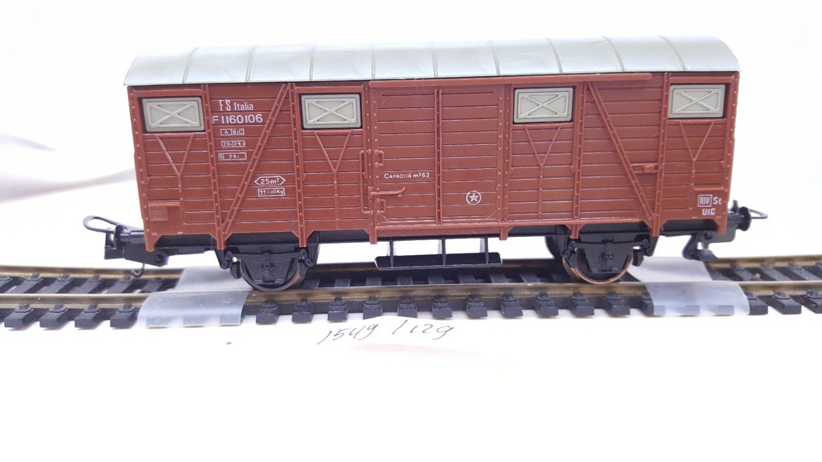 Lima H0 3161 FS gesloten goederen wagon 1973, Hobby en Vrije tijd, Modeltreinen | H0, Gebruikt, Gelijkstroom, Wagon, Ophalen of Verzenden