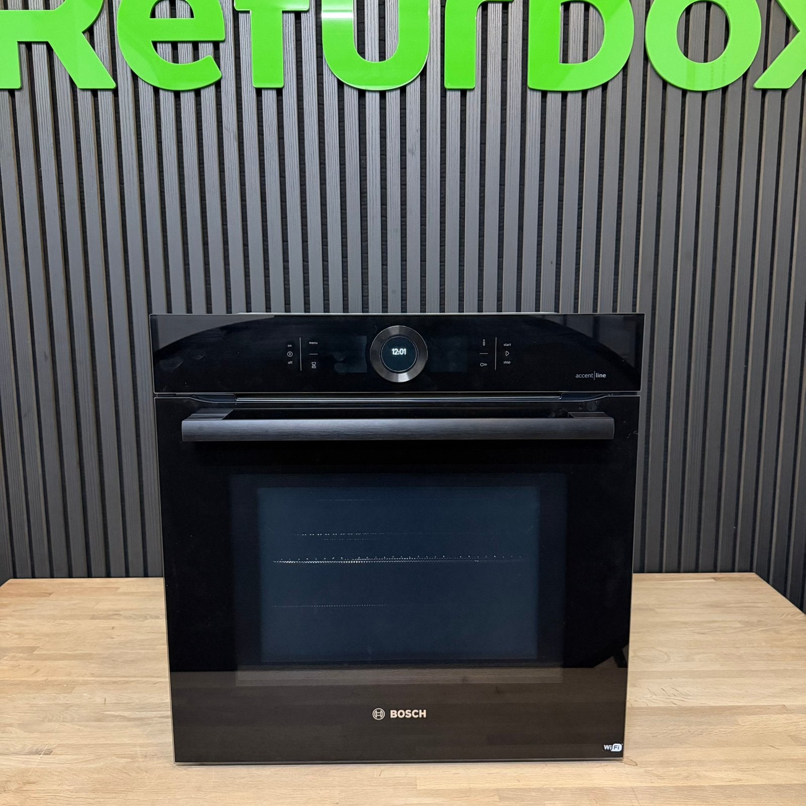 Bosch Serie 8 AccentLine inbouw combimagnetron Carbon Black, Ophalen, Distributieweg 11, 6541 DR Nijmegen, Refurbished, Bosch