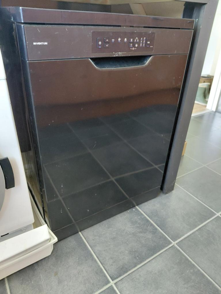 Inventum Vrijstaande Vaatwasser - Zwart, Gebruikt, 60 cm of meer, Ophalen of Verzenden, Vrijstaand