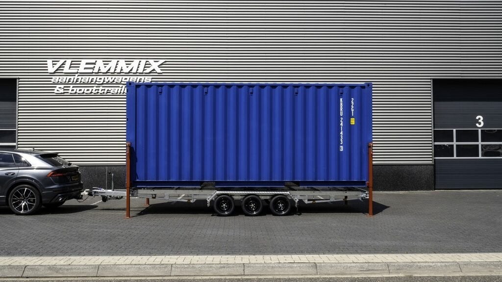 Vlemmix contrainer trailer 20 FT NIEUW, Auto's, Overige brandstoffen, Bedrijf, Aanhangers en Opleggers, Te koop