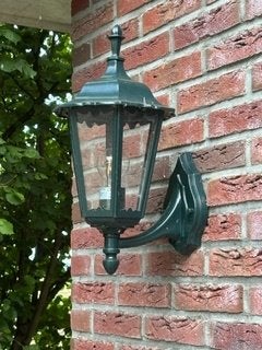 Twee buitenlampen, Ophalen, Gebruikt, Wandlamp, Netvoeding