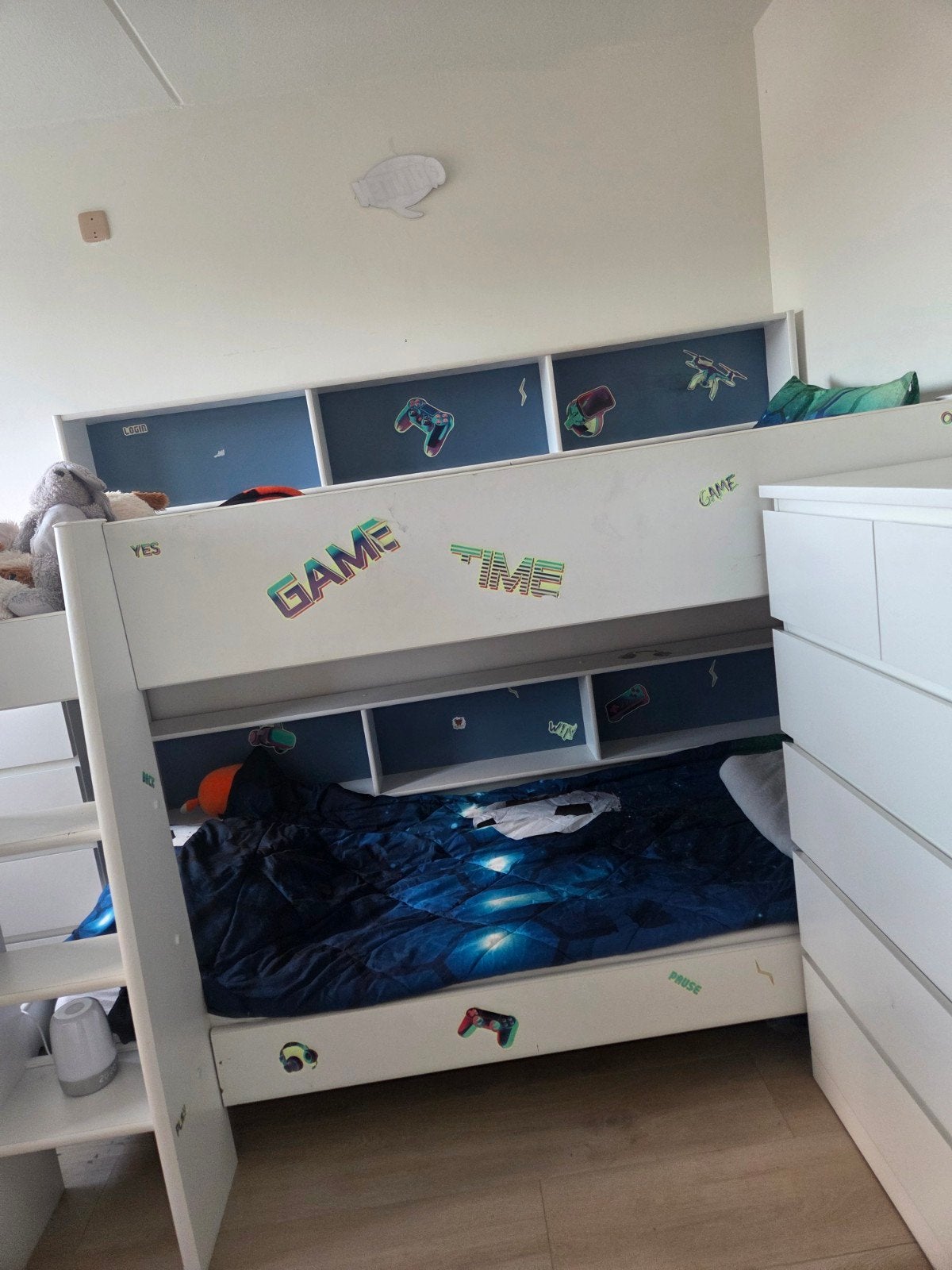 Stapelbed 2x 90x200 - Ideaal voor Kinderkamer, Kinderen en Baby's, Ophalen of Verzenden, Gebruikt, Stapelbed