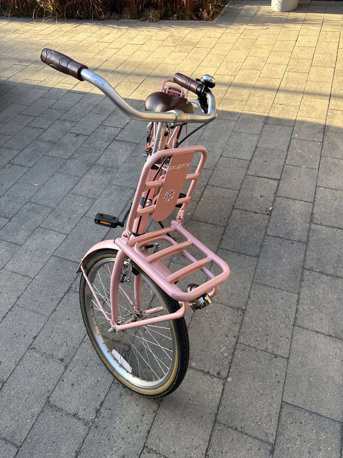 Roze Popal Daily Dutch Basic Meisjesfiets 22 inch, Ophalen, Gebruikt, 22 inch