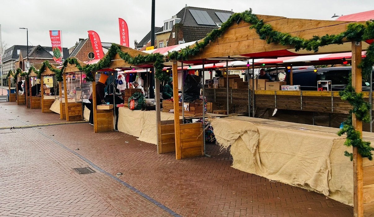 Kraam ombouwen kerstmarkt / wintermarkt, Ophalen, Gebruikt, Overige