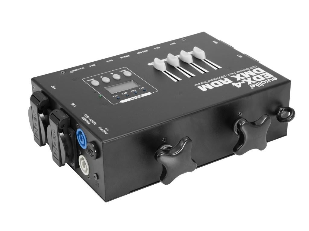 EUROLITE EDX-4 DMX RDM LED Dimmer Pack, Muziek en Instrumenten, Licht en Laser, Geluidgestuurd, ., Nieuw, Ophalen of Verzenden