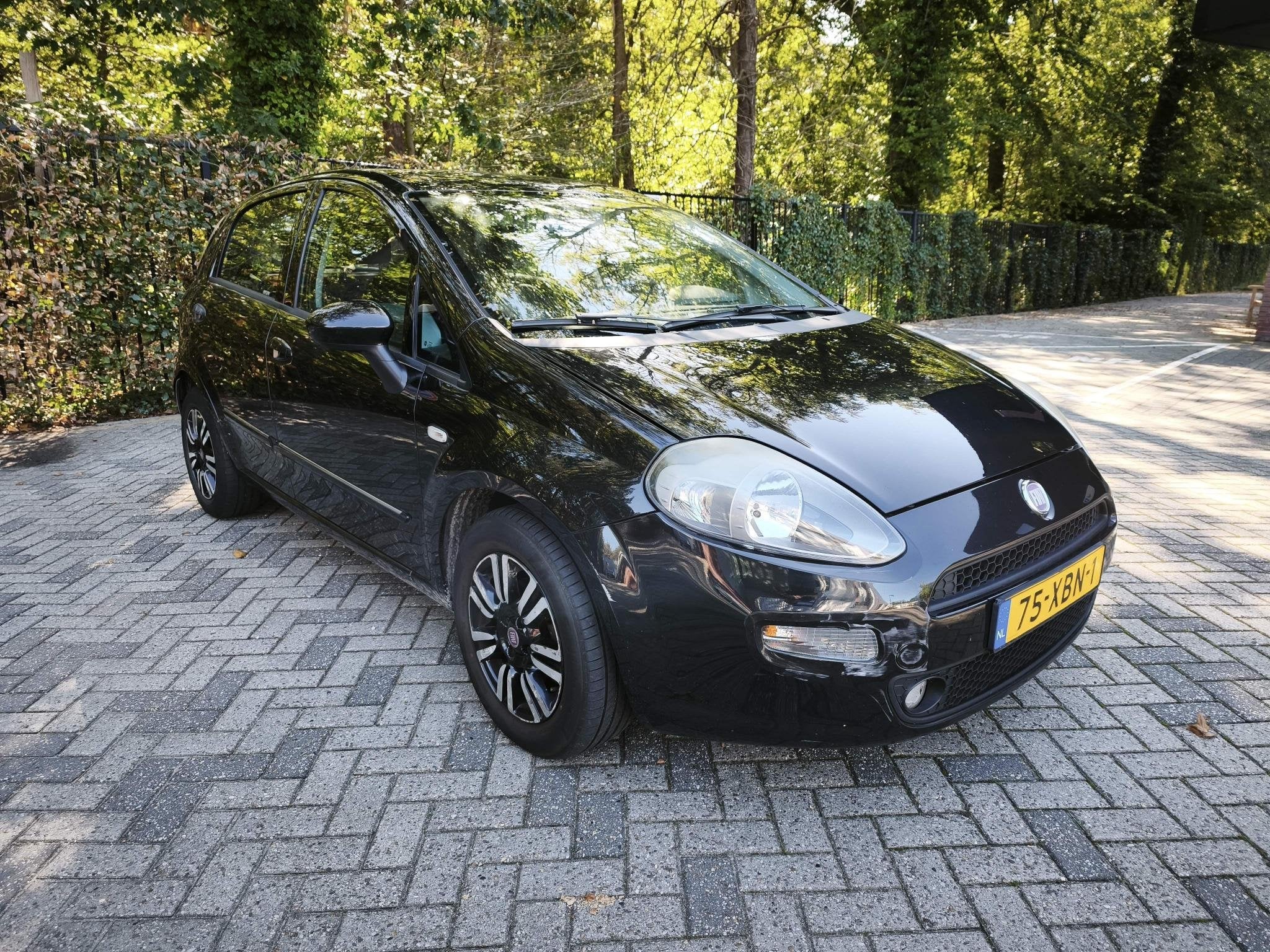 Fiat Punto Evo 0.9 TwinAir Easy, Auto diversen, 875 cc, Zwart, Handgeschakeld, Stellantis Fiat