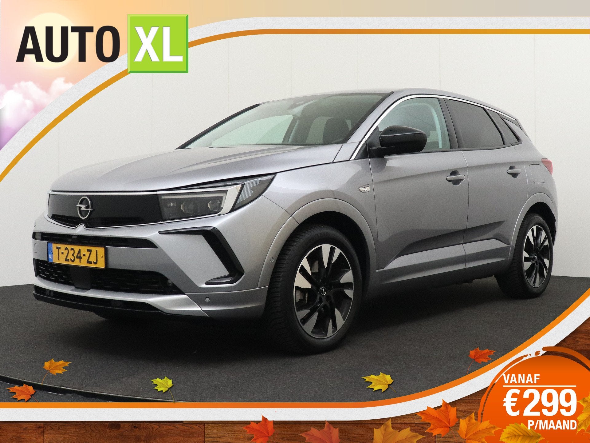 Opel Grandland 1.6T 225 PK Aut. PHEV Business+ H-Leder Sport, Auto's, Dealer onderhouden, 4 cilinders, Leder en Stof, Bedrijf