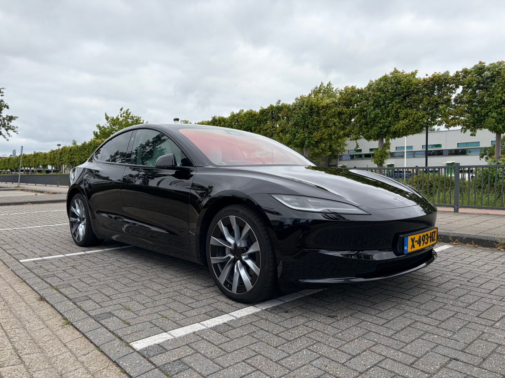 Tesla Model 3 Premium Long Range Dual Motor Highland met FSD, Auto's, Automaat, Zwart, Origineel Nederlands, Lane Keeping Assist