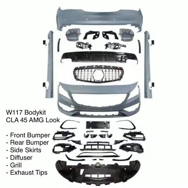 PARTIJOPRUIMING – CLA W117 AMG BODYKIT – CLA45 AMG LOOK, Ophalen