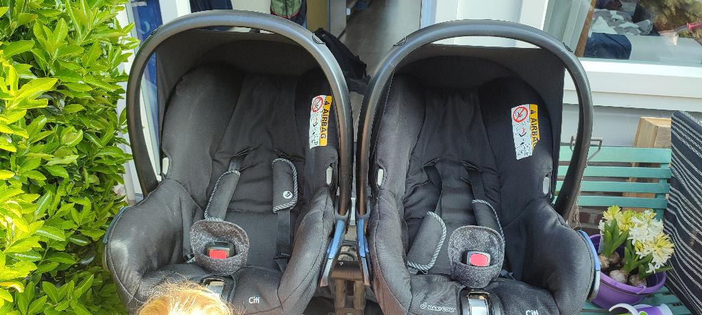 bugaboo donkey twin creme kleurig, Ophalen, Gebruikt, Bugaboo, Luchtbanden