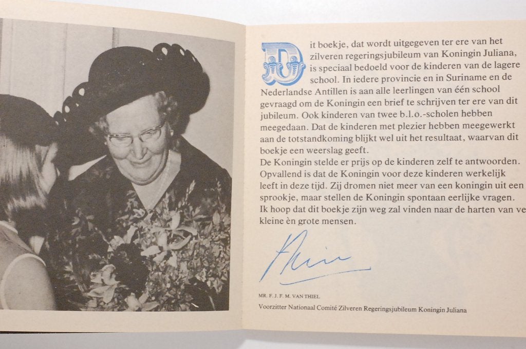Ik vin u zo lief: Kinderen schrijven Koningin Juliana (1973), 's-Gravenhage, Verzenden, Onbekend, Nederland