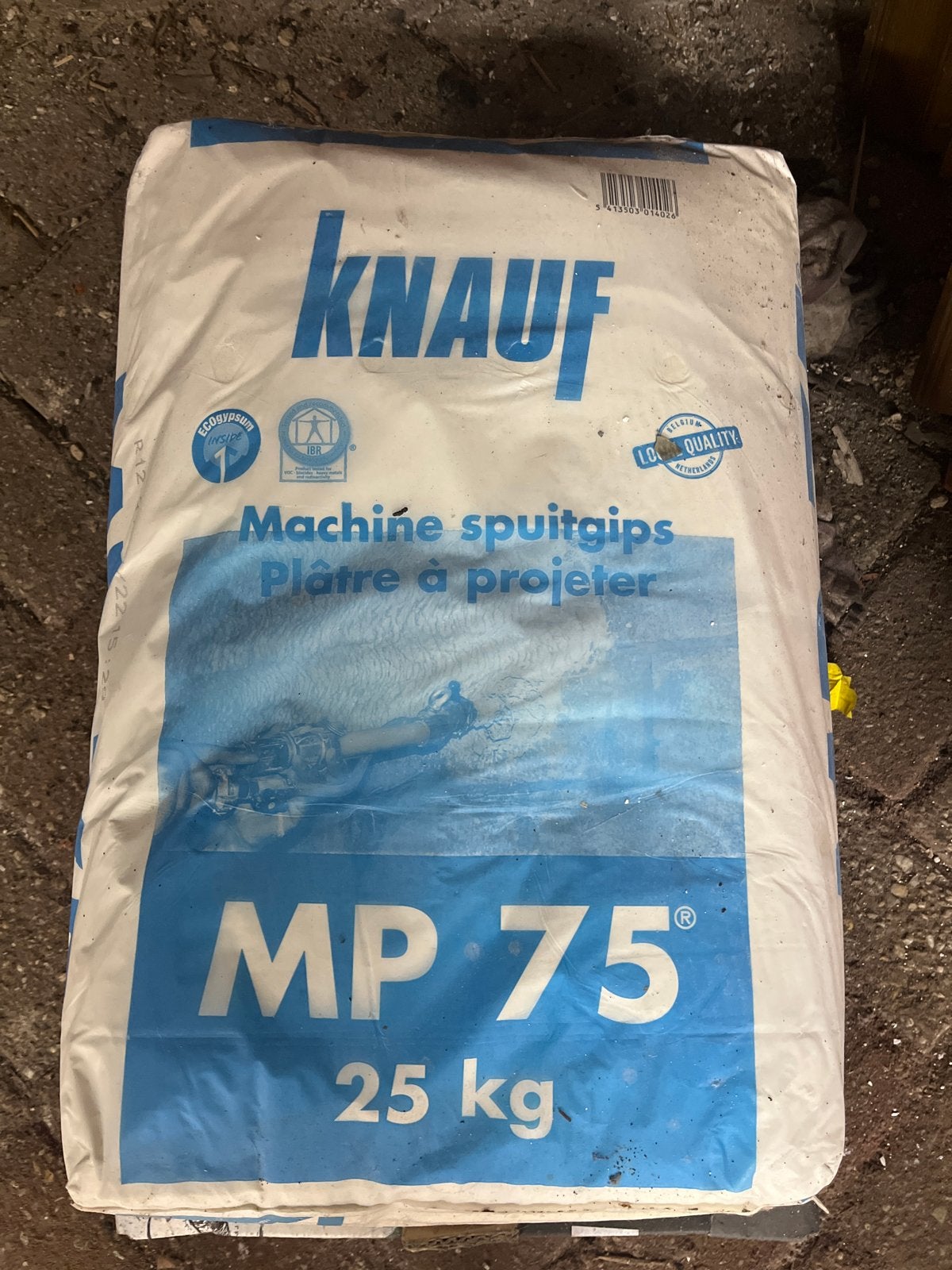Knauf MP 75 Machine Spuitgips 50 kg, Ophalen, Nieuw, Overige typen