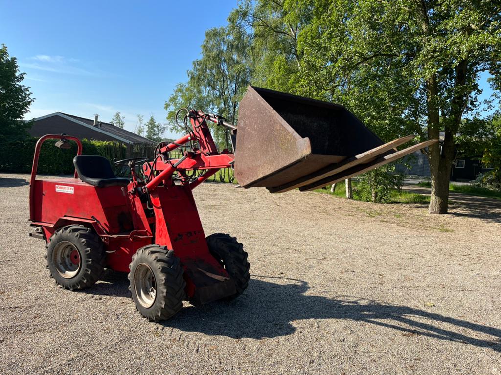 Weidemann shovel met lepels en bak, Ophalen, Wiellader of Shovel
