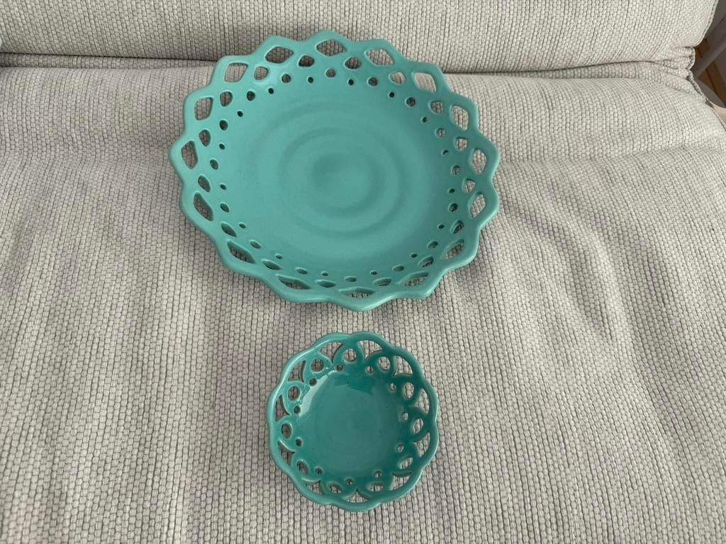 Zenith Gouda Turquoise schaal, Ophalen of Verzenden