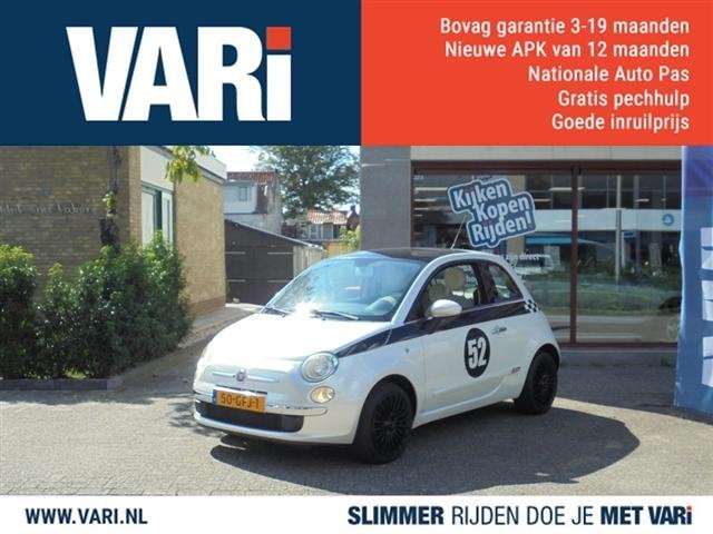 Fiat 500 1.4 16V Lounge (bj 2008), Voorwielaandrijving, 101 pk, Gebruikt, 31 €/maand