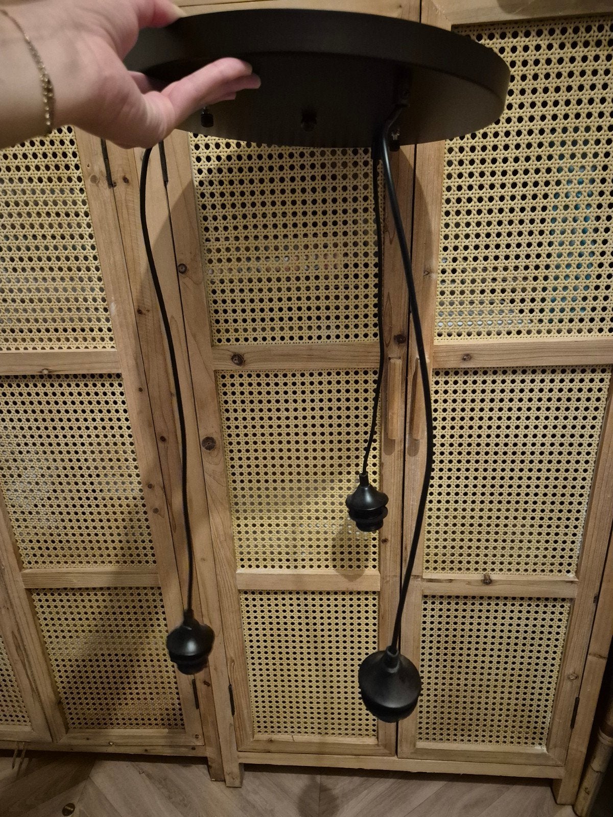 hanglamp zwart mat, Ophalen, Metaal, Minder dan 100 cm