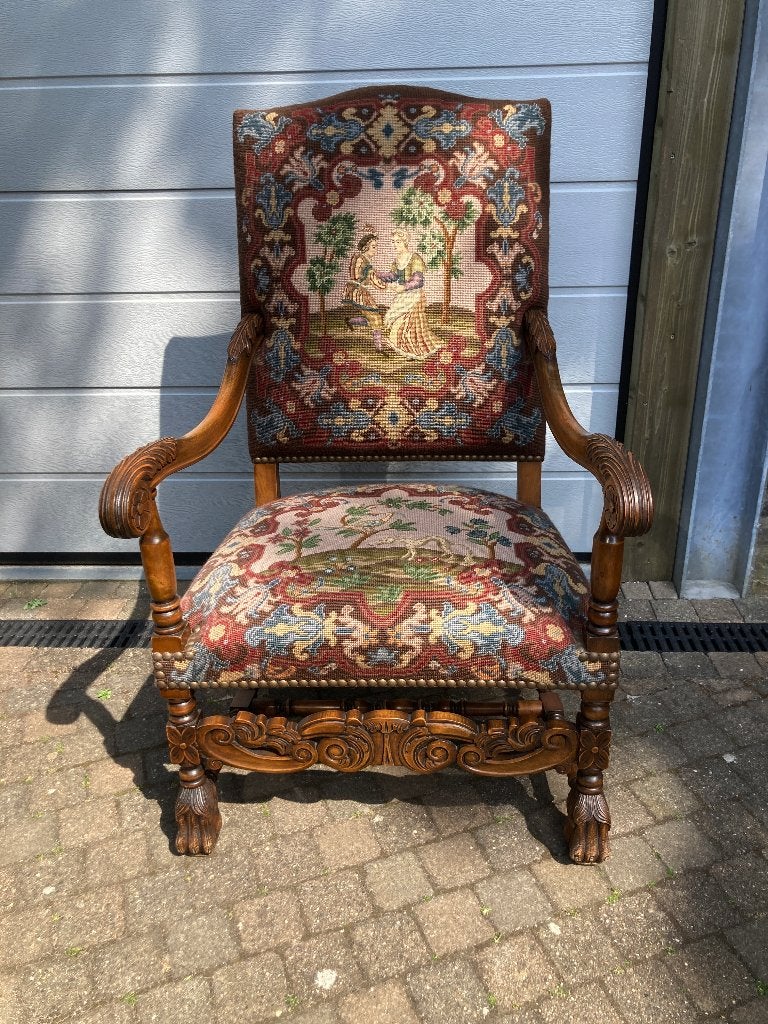 armstoel; Lodewijkstijl, Ophalen, Gebruikt, Overige kleuren, Lodewijk XIII