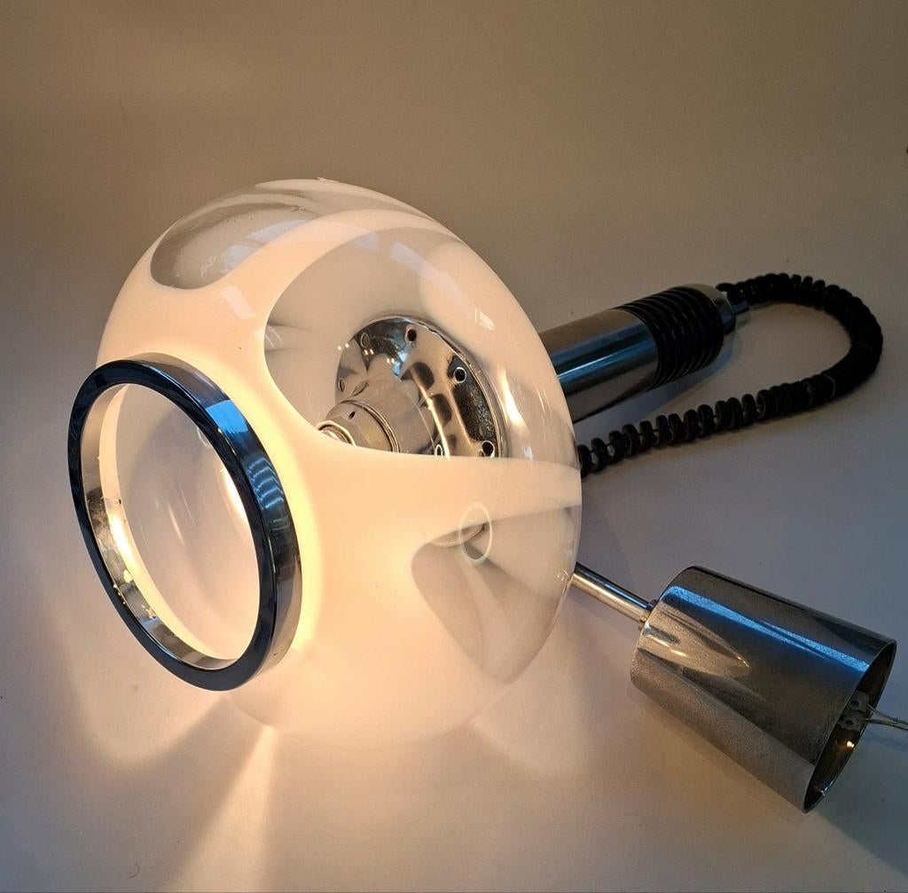 Vintage Space Age Mazzegga Hanglamp, Ophalen, Minder dan 50 cm