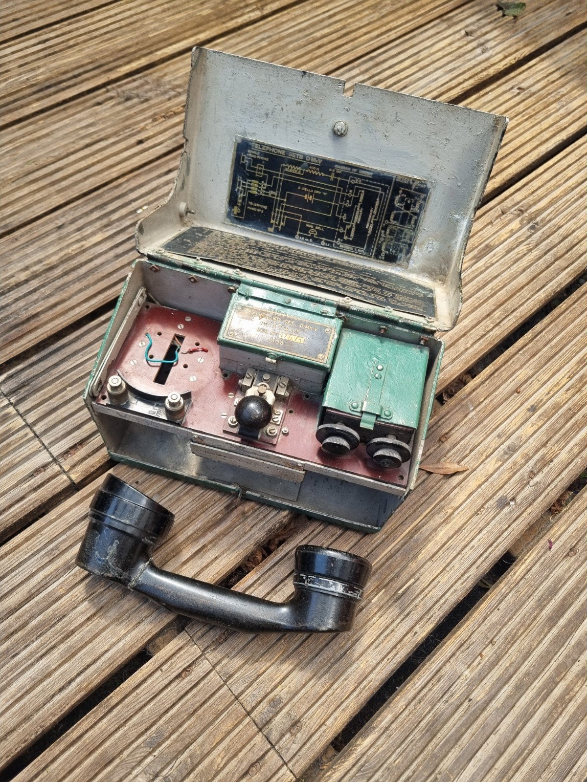 Zeldzame Britse Veldtelefoon 1938, Ophalen of Verzenden, Engeland