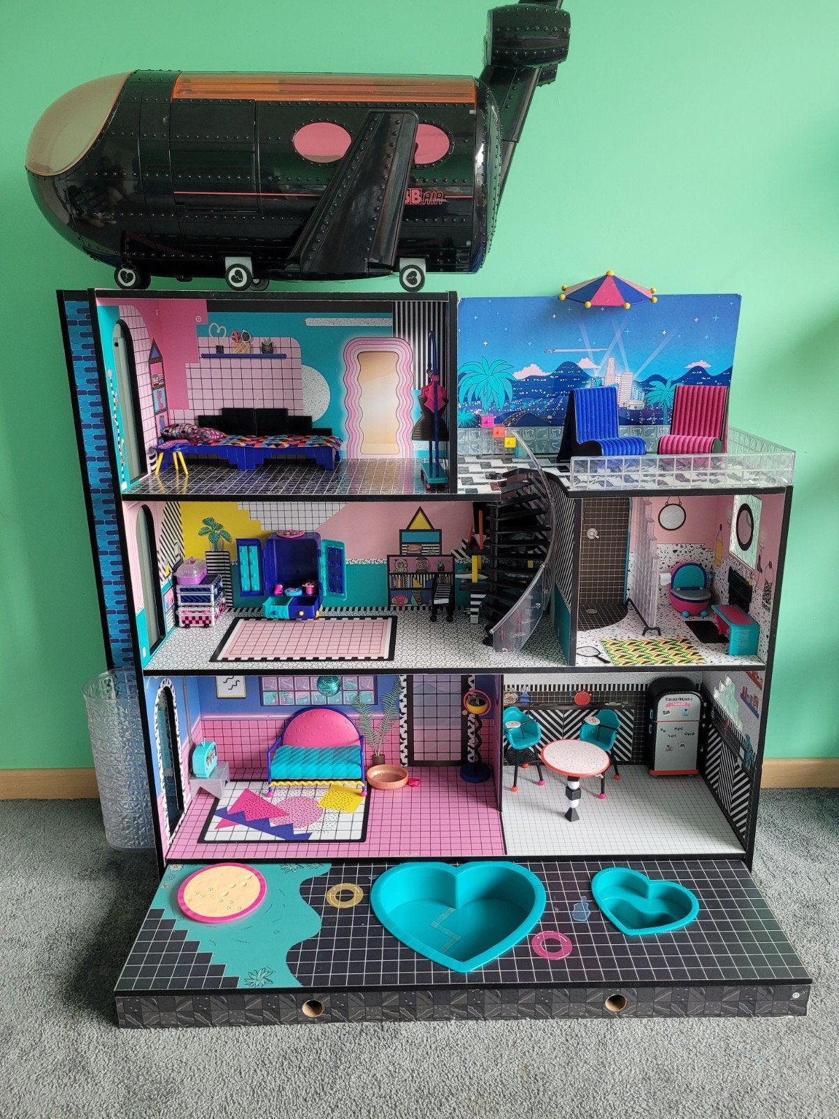 L.O.L. Surprise! OMG Huis met Vliegtuig, Ophalen, Gebruikt, Overige typen