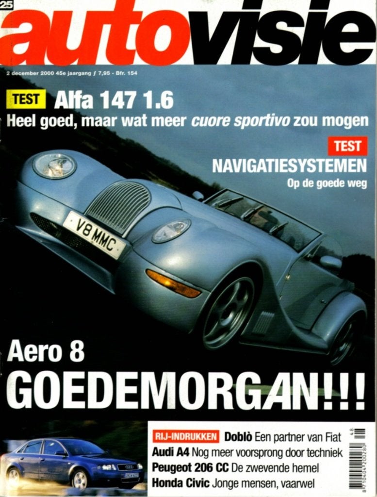 Autovisie test Alfa 147 1.6 T.Spark December 2000, Ophalen of Verzenden, Gelezen, Alfa Romeo