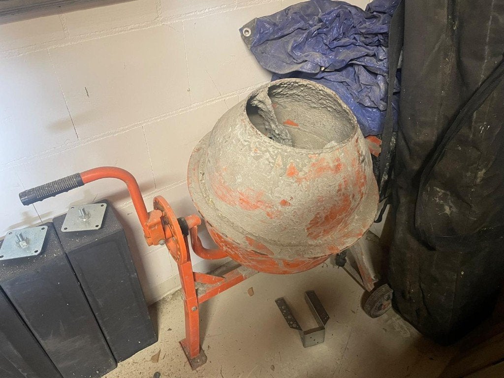 Kleine betonmolen 65LTR, Doe-het-zelf en Verbouw, Ophalen of Verzenden, Gebruikt