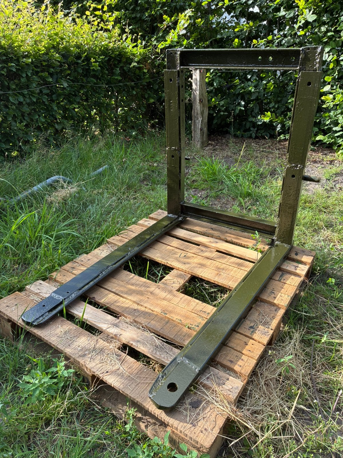 Palletvork, Ophalen