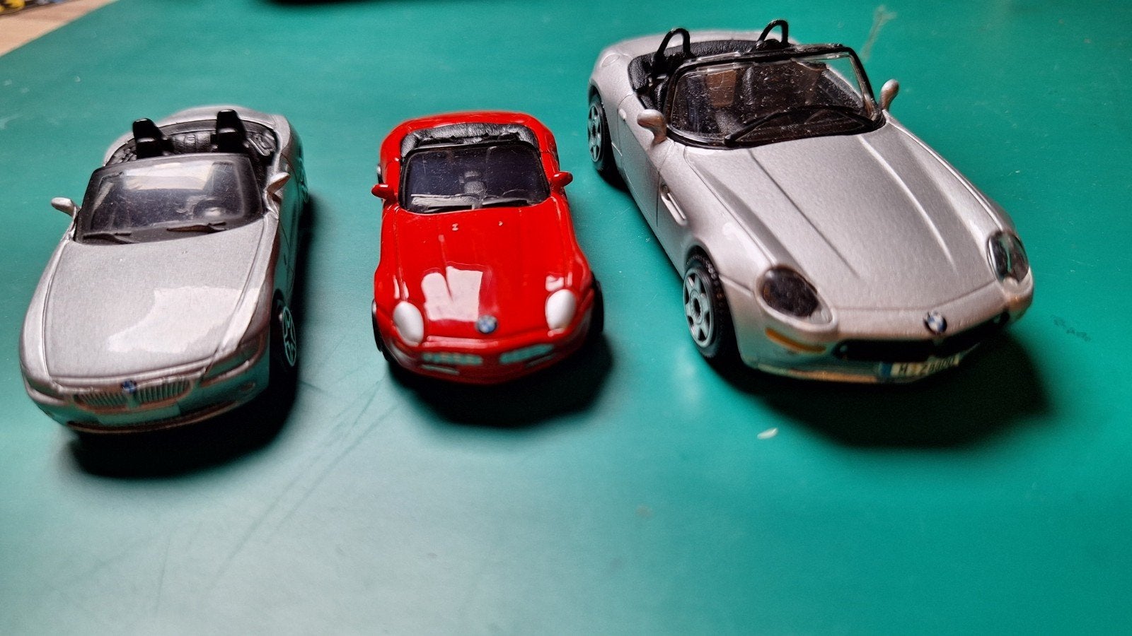 Set van 3 BMW modelauto's (Z4, Z8)