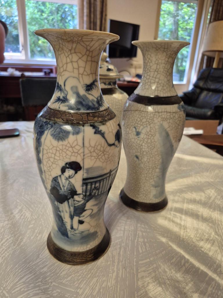 Antieke Chinese kastel met deksel, beschadigd, Ophalen
