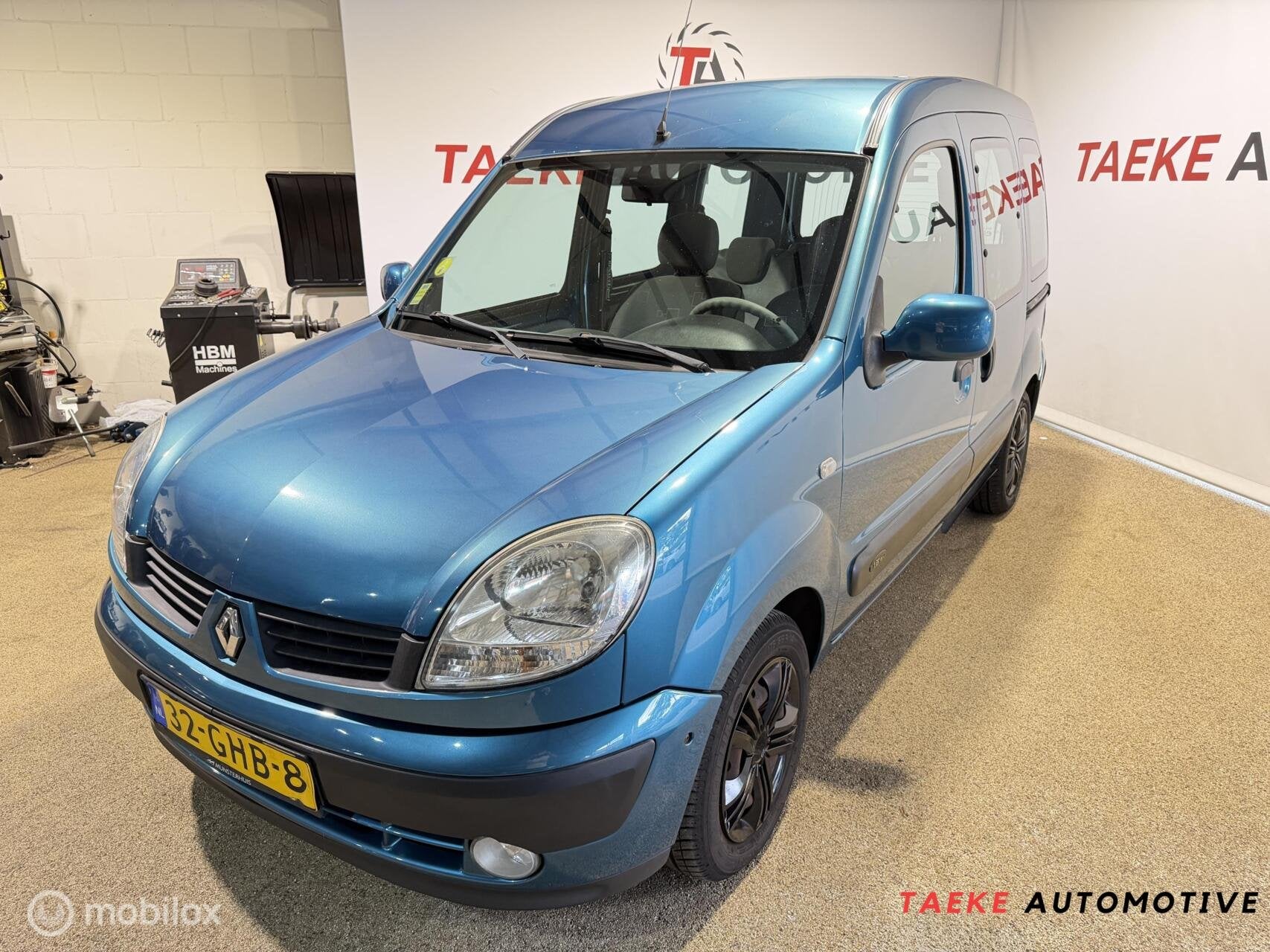Renault Kangoo combi 1.6-16V Expression AUT/AIRCO/APK/NAP, Stof, Gebruikt, 1095 kg, 49 €/maand