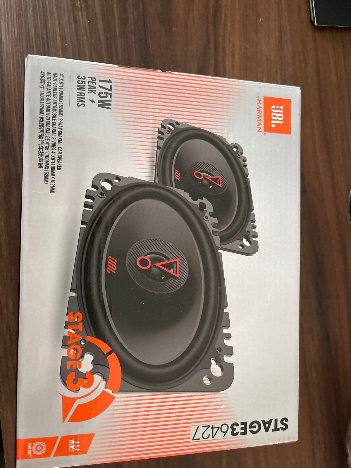 JBL Stage3 6427 175W 4x6 inch 2-weg autospeakers, Auto diversen, Ophalen of Verzenden, Nieuw