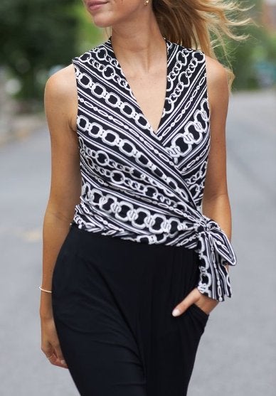 Joseph Ribkoff elegante zwart/witte chique jumpsuit mt 44, Overige kleuren, ., Maat 42/44 (L), Joseph Ribkoff