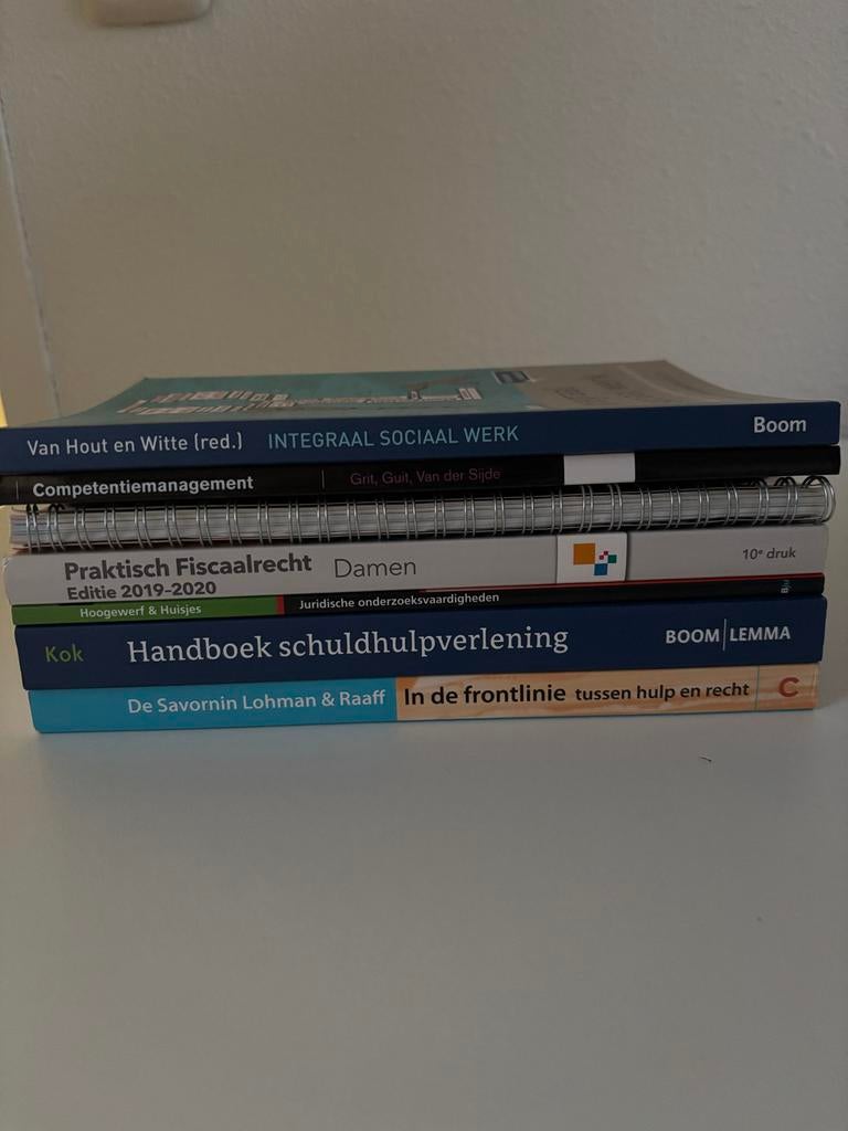 Studieboeken SJD - Sociaal Juridische Dienstverlening, Boeken, Studieboeken en Cursussen, Ophalen of Verzenden, Gamma, Zo goed als nieuw