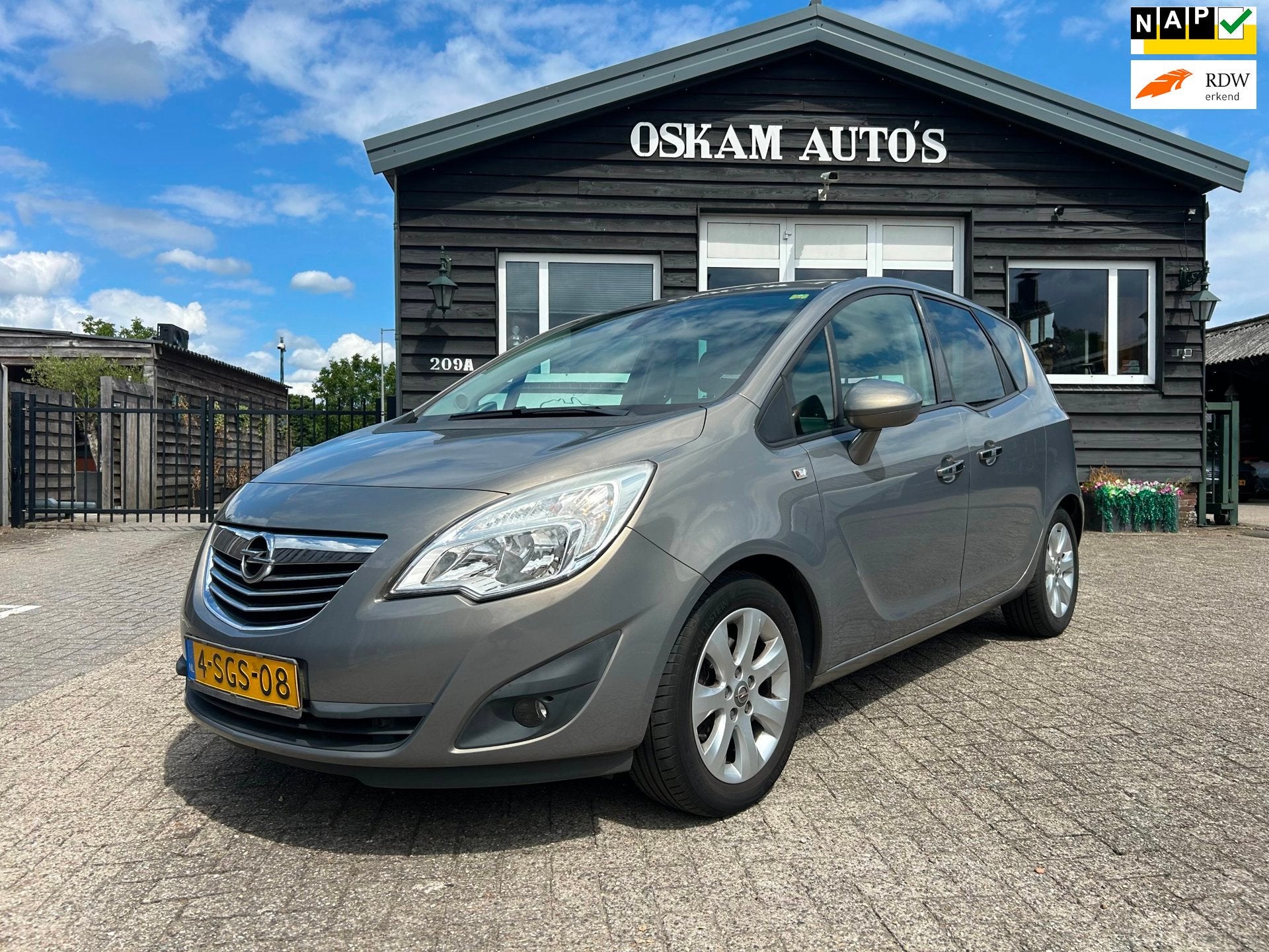 Opel Meriva 1.4 Turbo Cosmo ,Trekhaak ,Cruise control, Voorwielaandrijving, Gebruikt, 680 kg, 4 cilinders