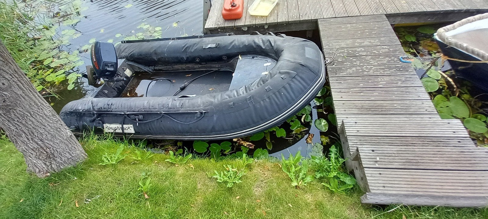 Rubberboot met motor, Ophalen of Verzenden, Gebruikt, Vijverfilter
