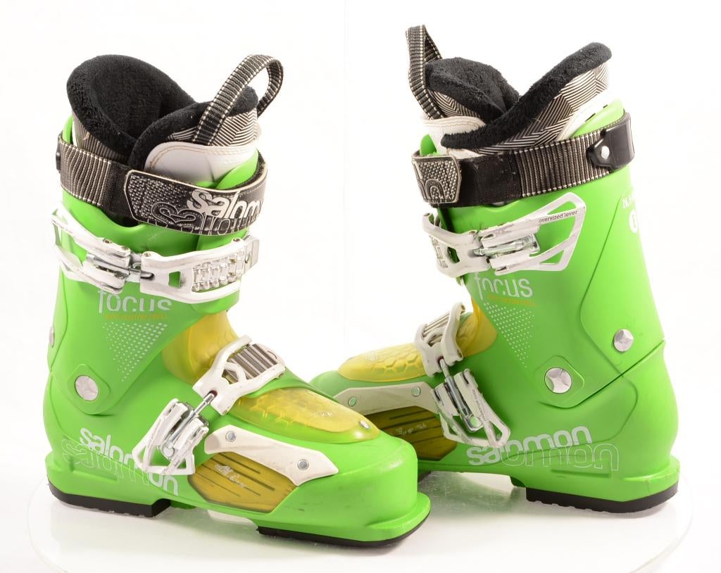 40,5 41 EU skischoenen SALOMON FOCUS green, AUTO CUSTOM, 160 tot 180 cm, Gebruikt, Schoenen, Carve