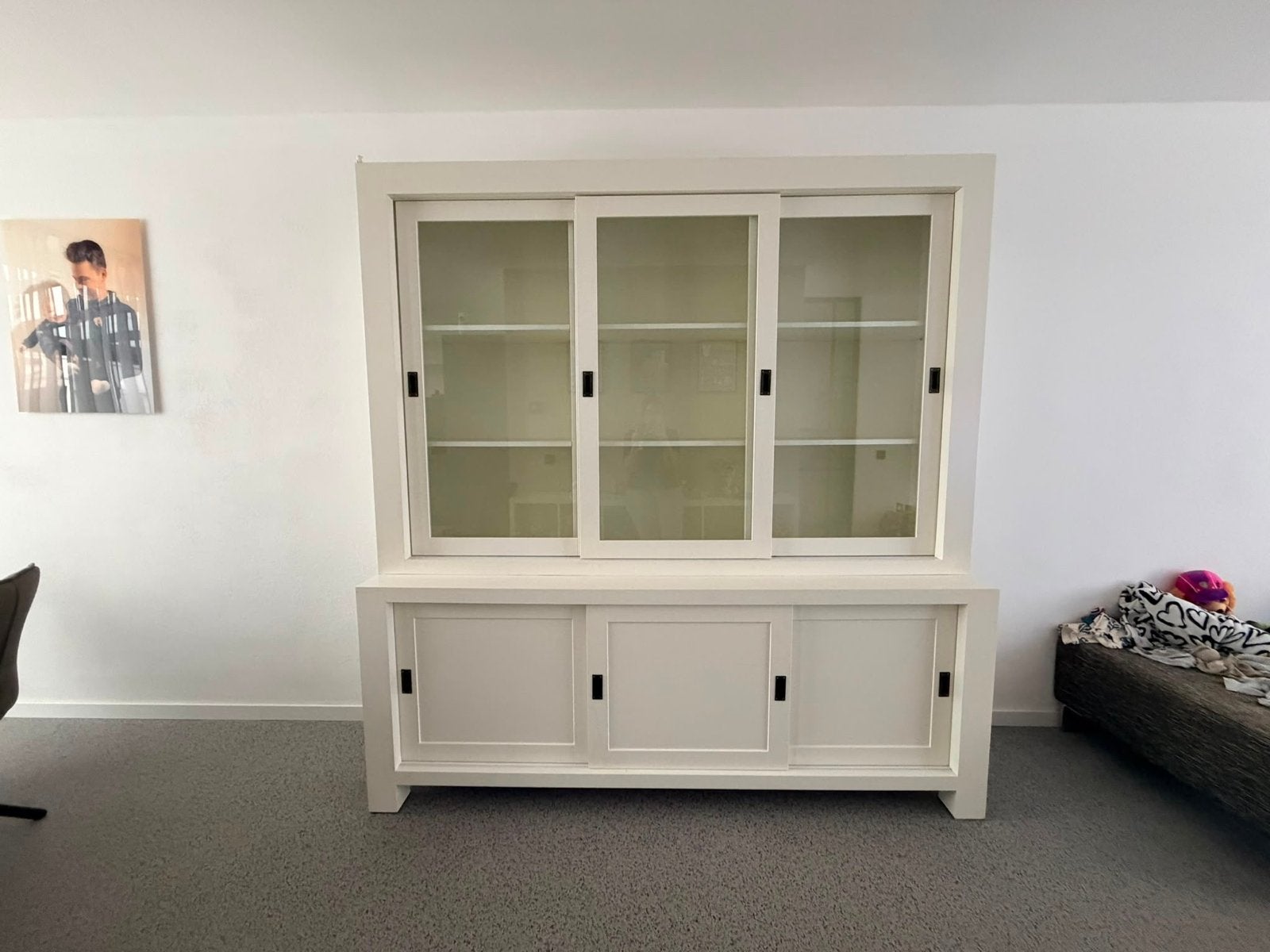 Robuuste buffetkast - L210xB54xH221cm, Huis en Inrichting, Ophalen, Gebruikt, 200 cm of meer, Overige houtsoorten