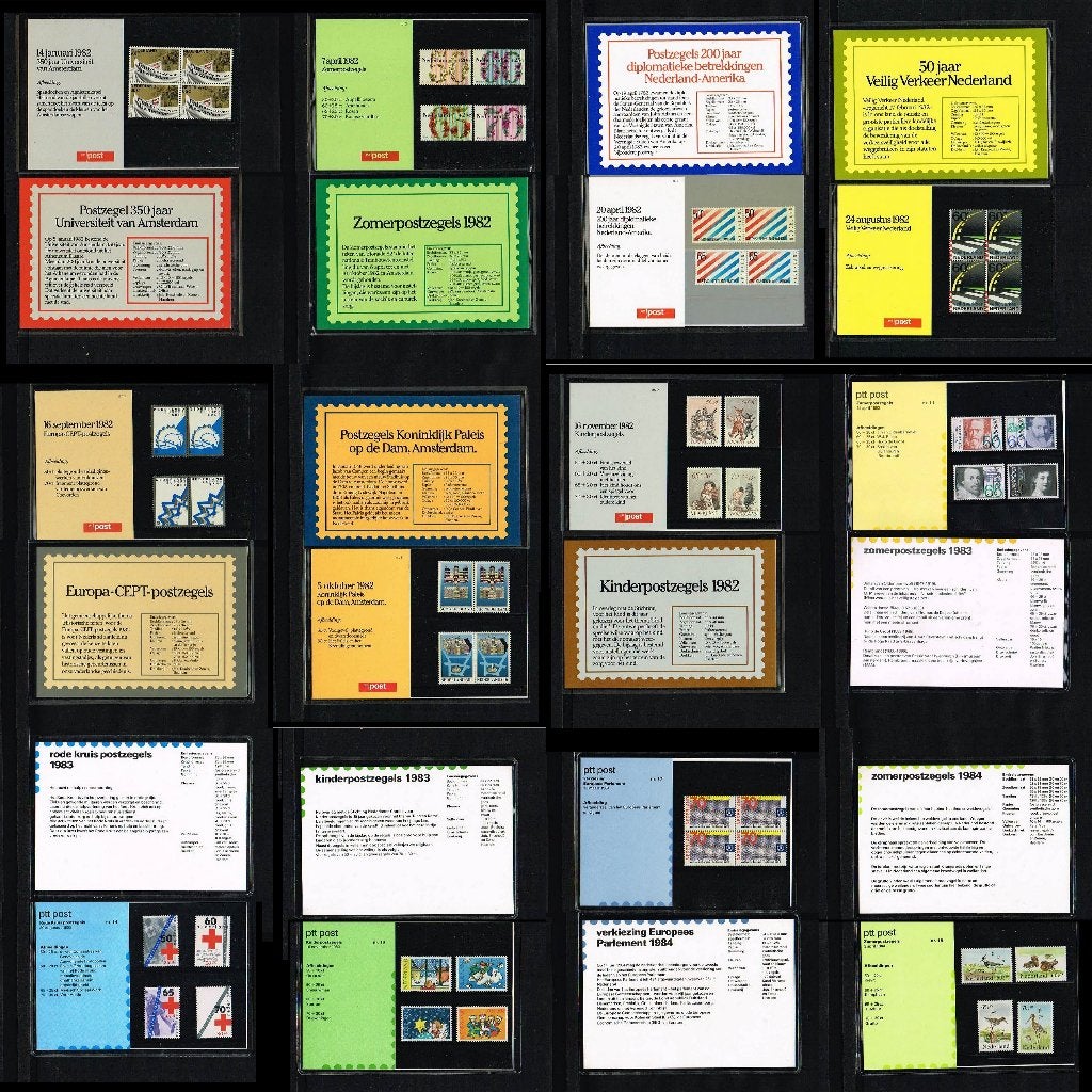 Uitzoeken Nederland postzegelmapjes (PZM), Ophalen of Verzenden, Na 1940, Postfris
