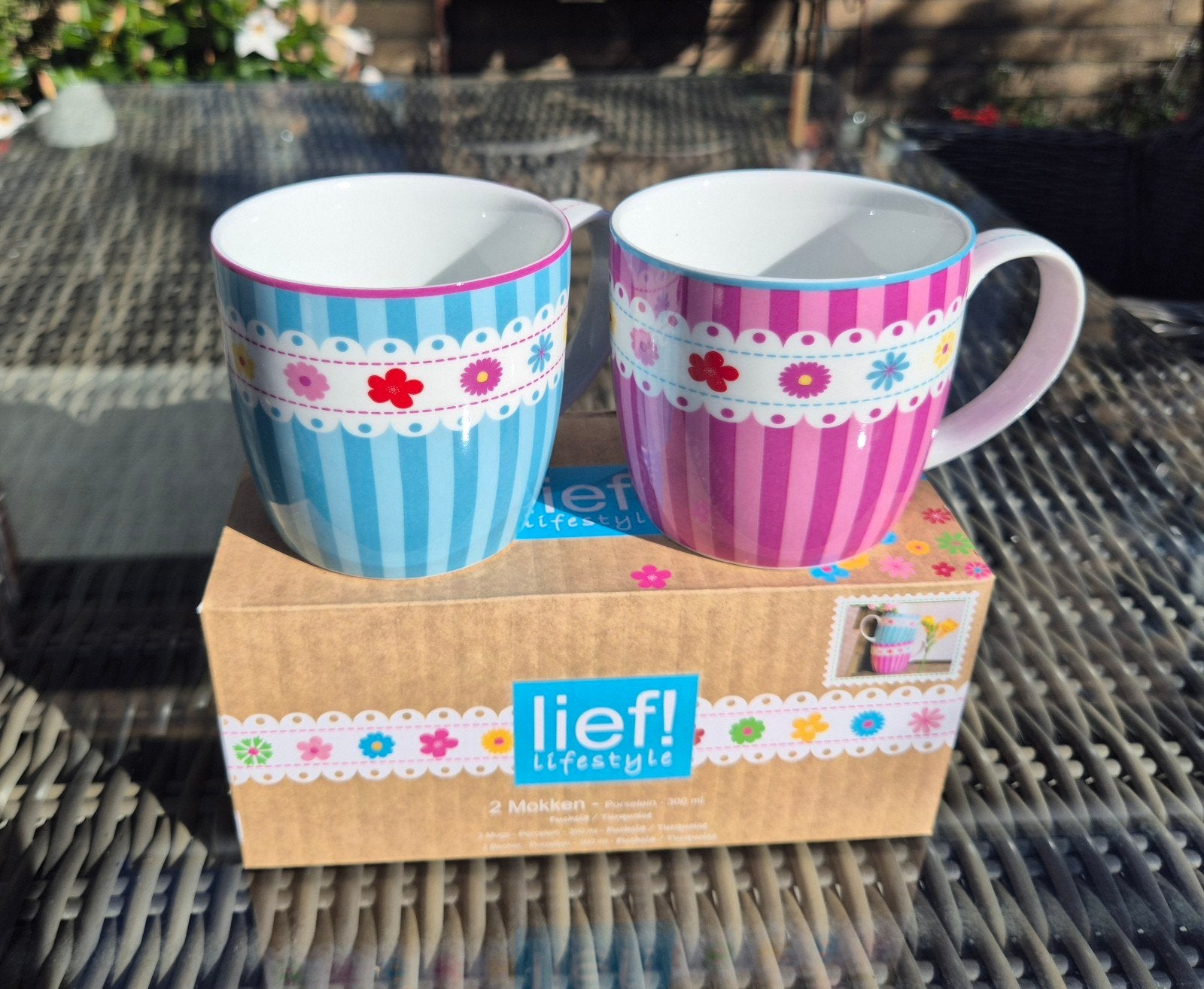 LIEF LIFESTYLE BEKERS, Nieuw, Ophalen of Verzenden, Overige stijlen, Kop(pen) en/of Schotel(s)