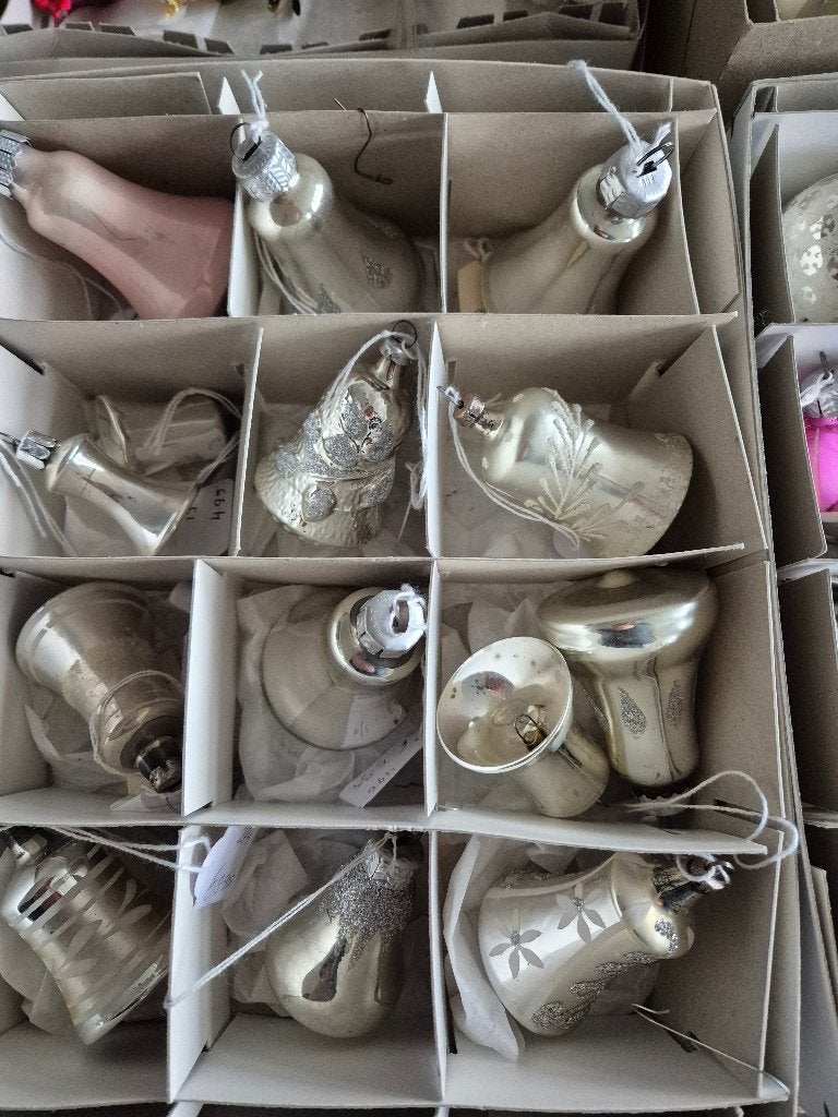 Vintage oude kerst klokjes/belletjes en meer, *, Gebruikt, *, Ophalen of Verzenden