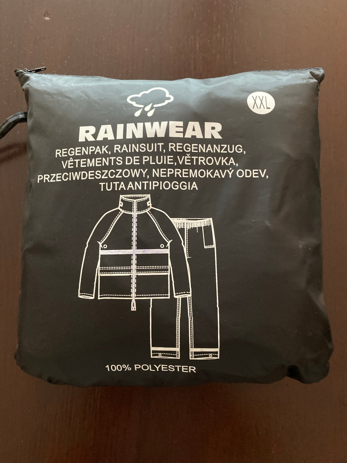 Nieuw XXL Regenpak - 100% Polyester, Caravans en Kamperen, Regenkleding, Ophalen of Verzenden, Nieuw, Regenbroek, Heren