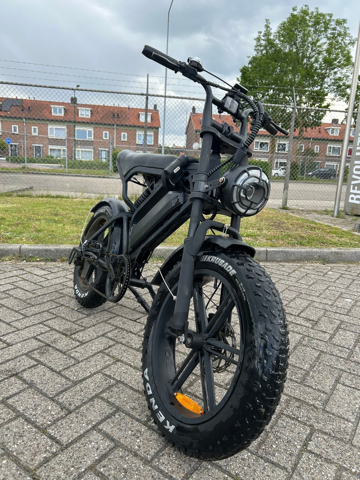Ouxi v20 3.0 Fatbike, Gebruikt, 59 cm of meer, 30 tot 50 km per accu, Ophalen