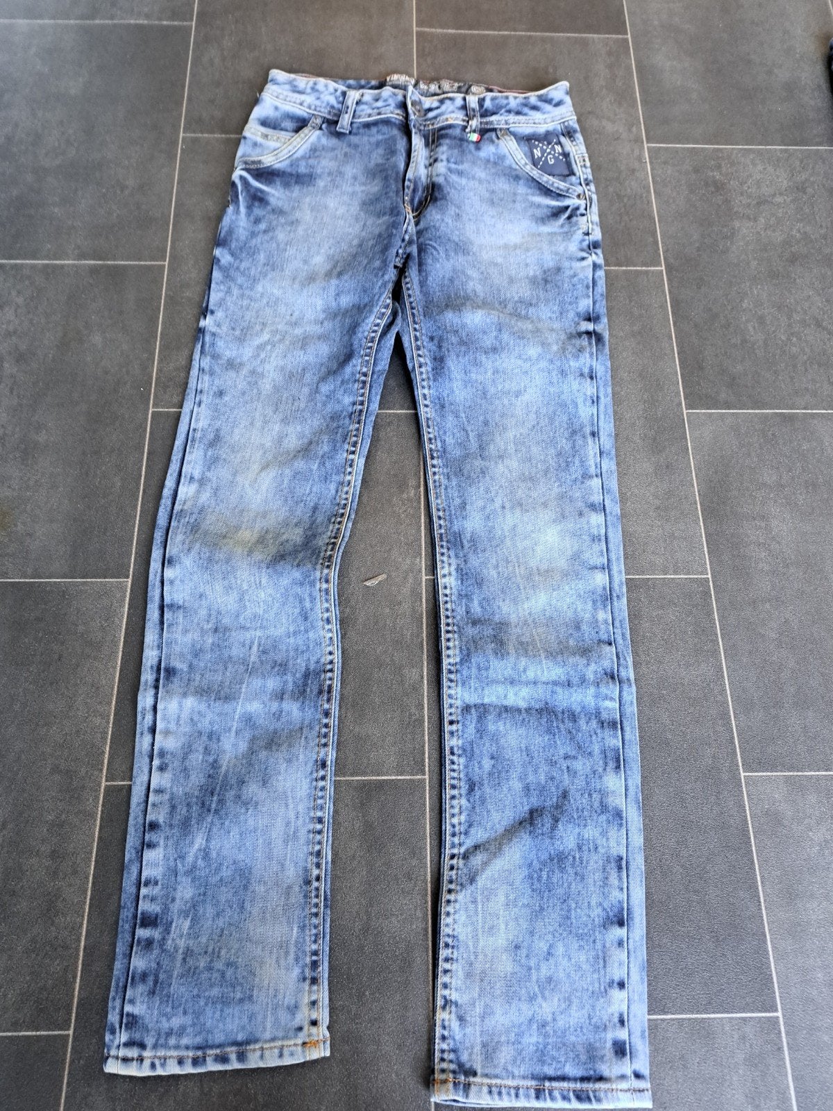 Vingino spijkerbroek - Zo goed als nieuw, Blauw, Overige jeansmaten, Ophalen of Verzenden, Zo goed als nieuw